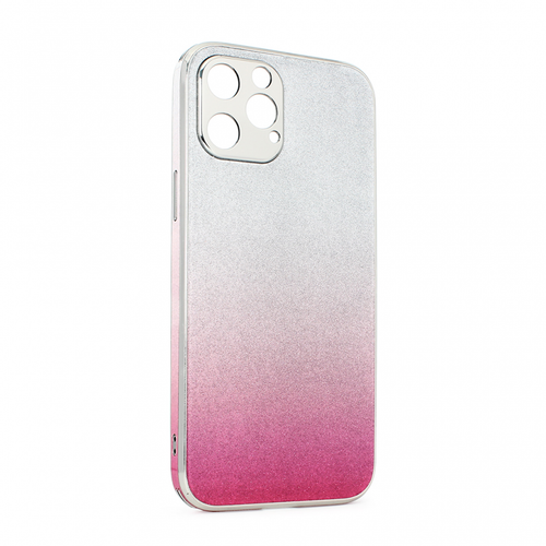 Torbica Glass Glitter za iPhone 12 Pro Max 6.7 pink slika 1