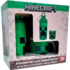 Minecraft aluminijska boca + šalica set 500ml