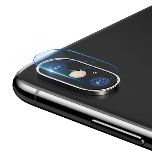 Kaljeno staklo za kameru 2 x Baseus za iPhone X / XS / XS Max slika 6