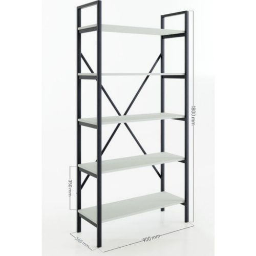 Ktp-998-90180S White Bookshelf slika 4