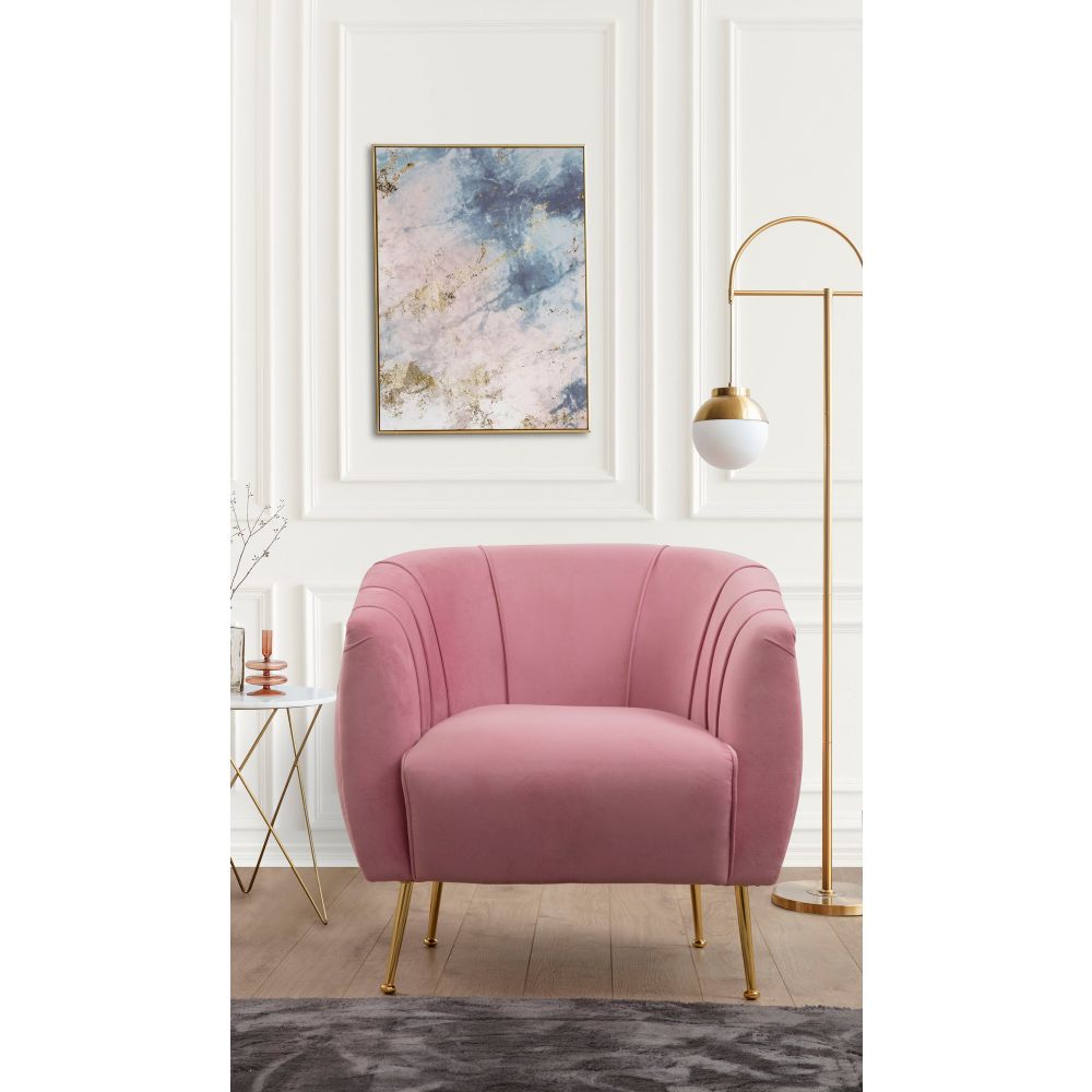 Istiridye - Rose Dusty Rose Wing Chair slika 1