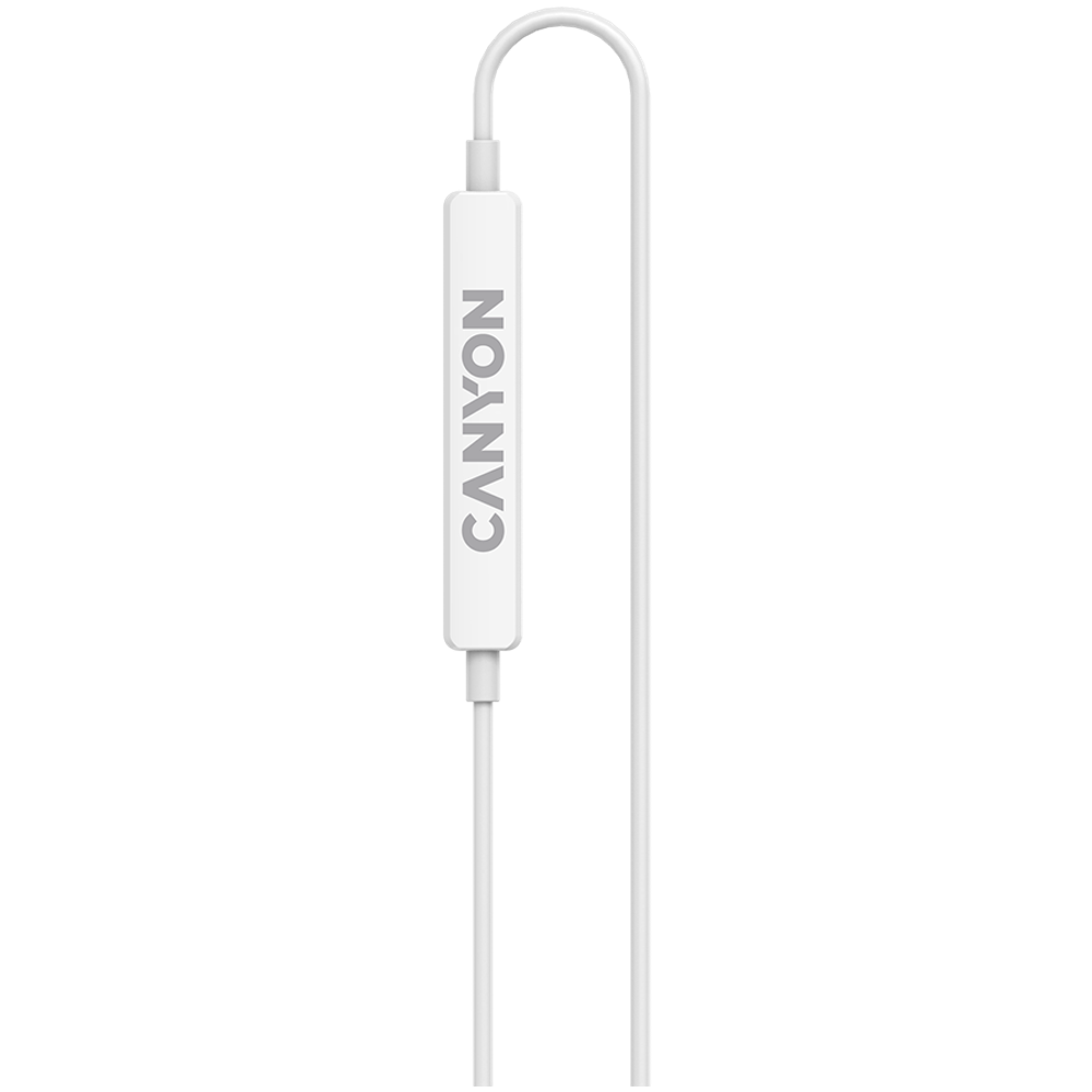 CANYON headphones SEP-6 TYPE-C HiRes sound White slika 3