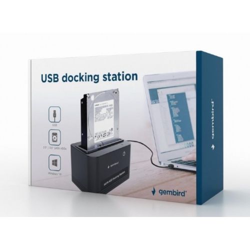 HD32-U2S-5 Gembird USB 2.0 docking station za 2.5/3.5 SATA hard diskove slika 4