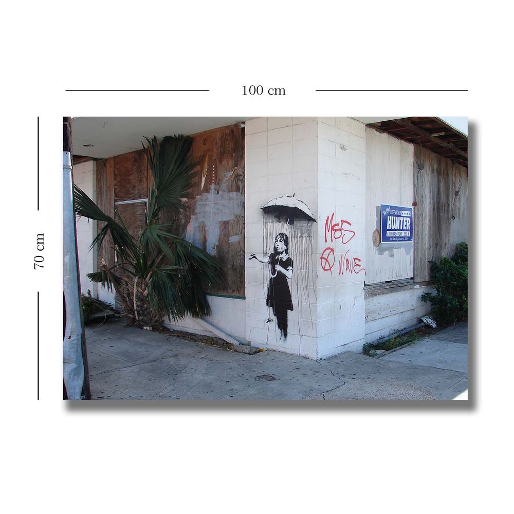 Dekorativna Platnena Slika 'Multicolor' - 70100BANKSY009 slika 3