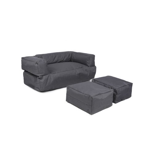 Atelier Del Sofa Vreća za sjedenje, Kids Double Seat Pouf - Fume slika 9