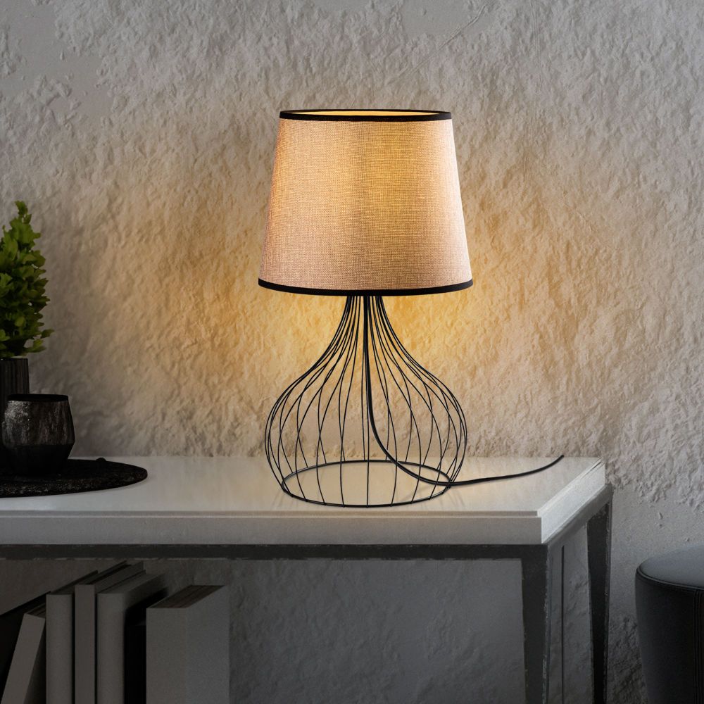Telıs - 5393 Crna i Smeđa Stolna Lampa slika 2