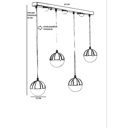 Luster Lucas 8708-6 Chrome slika 4