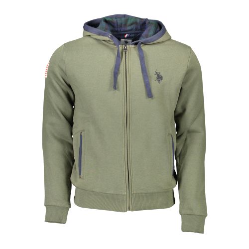 US POLO GREEN MAN SWEATSHIRT WITH ZIP slika 1