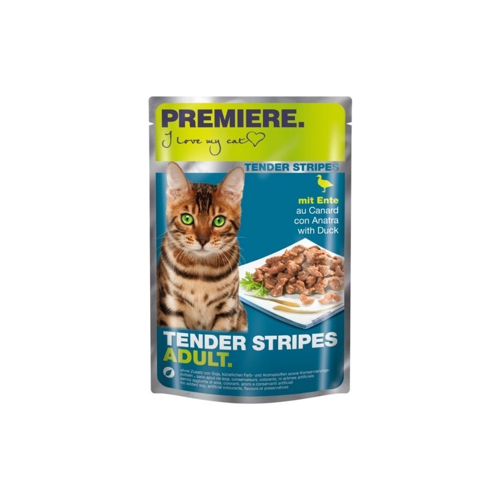 Premiere Cat Tender Stripes patka 85 g vrećica slika 1