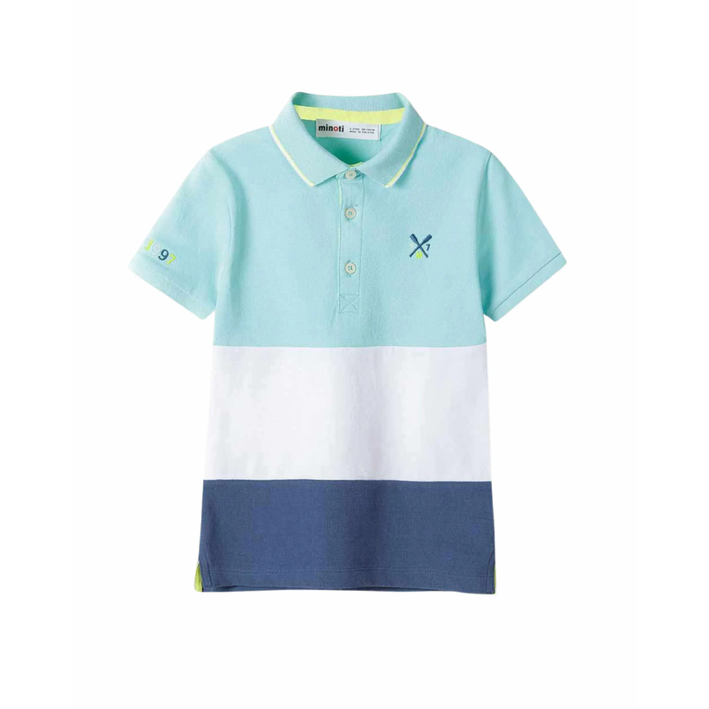 Minoti Polo majica za bebe Mini mornar, 12-18 mj slika 1
