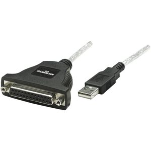 Manhattan USB 1.1 priključni kabel [1x muški konektor USB 1.1 tipa a - 1x 25-polni ženski konektor D-Sub]