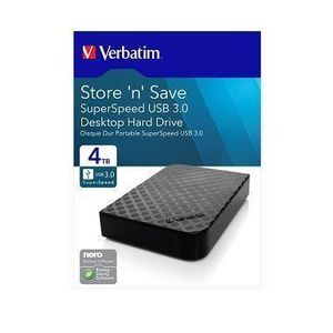 Verbatim HDD 4TB 3.0 Crni Kock (47685)