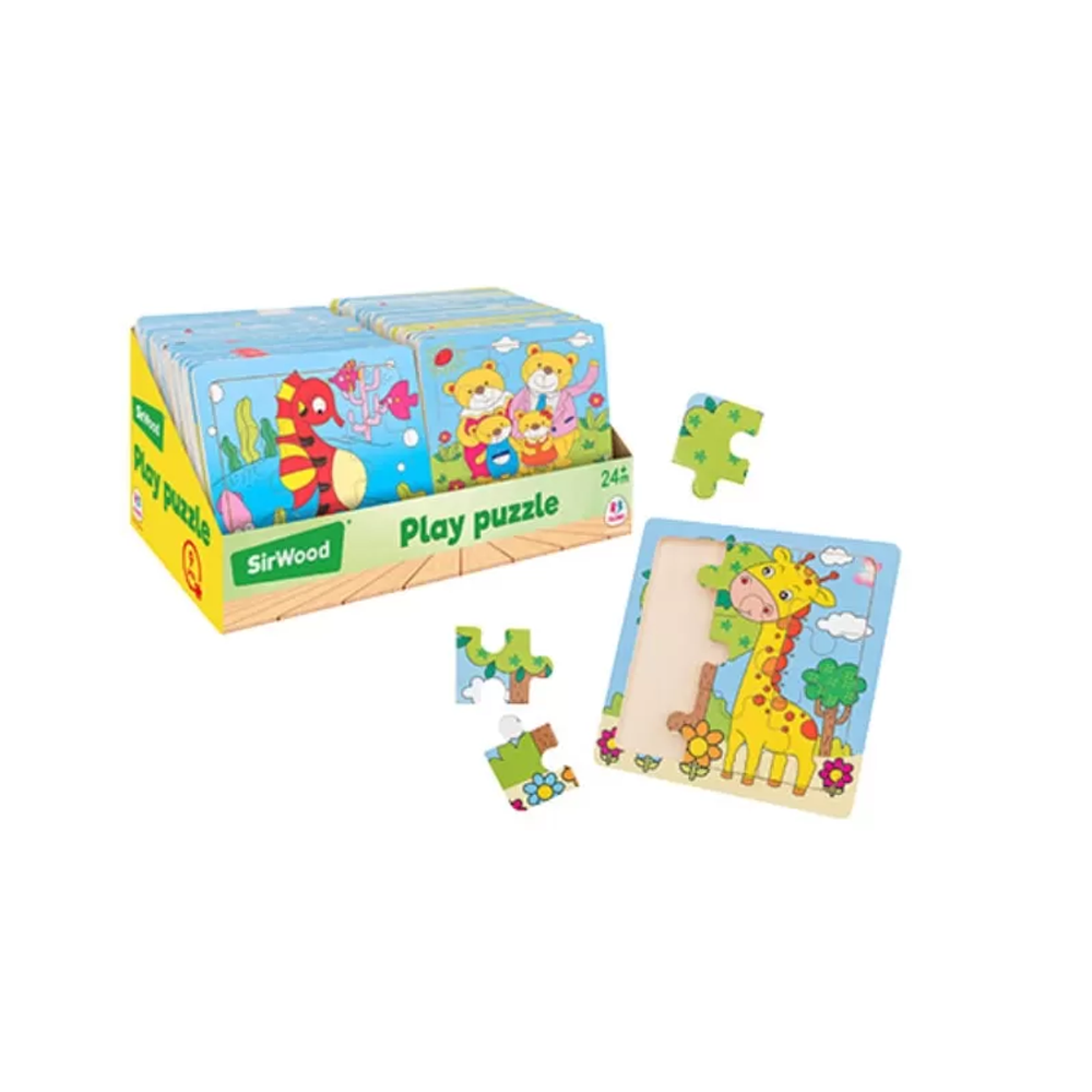 GLOBO Male drvene puzzle slika 2