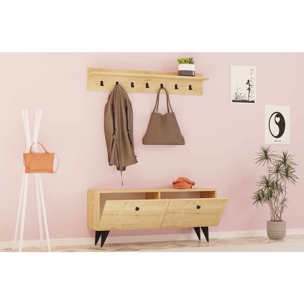Rupa - Oak Oak Hall Stand slika 2