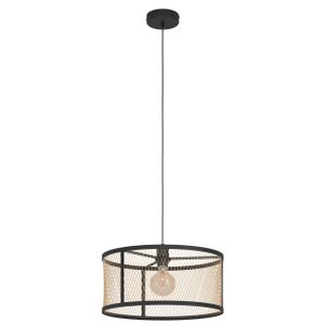 Eglo visilica 'Dellow' - E27, promjer 450 mm, crna/mesing
