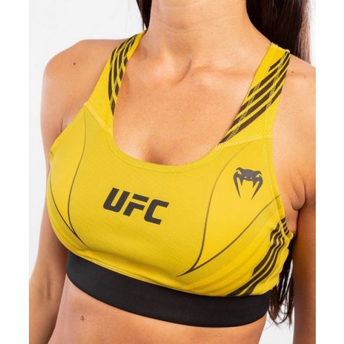 Venum UFC Authentic Fight Night Ženski Sport Bra Žuti - S slika 2