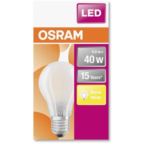 OSRAM 4058075112469 LED Energetska učinkovitost 2021 E (A - G) E27 oblik kruške 4 W = 40 W toplo bijela (Ø x D) 60 mm x 105 mm filament 1 St. slika 2