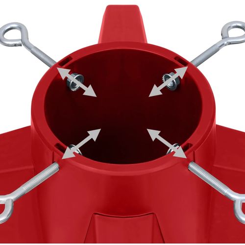 Stalak za božićno drvce crveni 55,5 x 55,5 x 15 cm slika 11