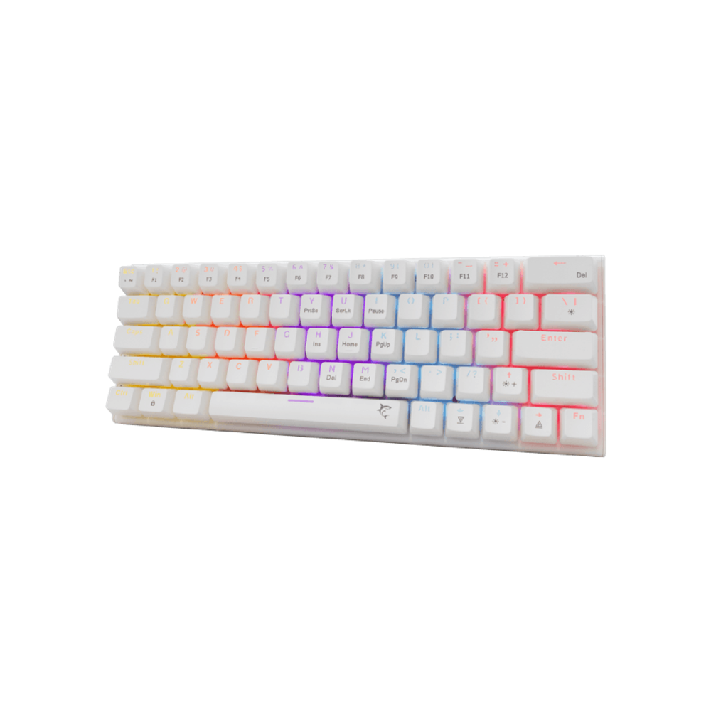 WHITE SHARK Tastatura GK-002211V2 WAKIZASHI-2 / bijela, US-RED.SW slika 2