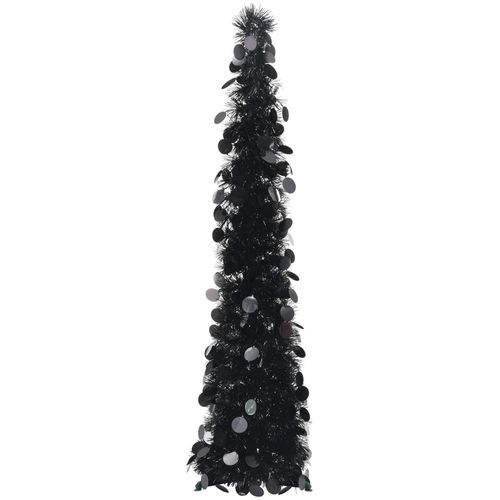 Prigodno umjetno božićno drvce crno 120 cm PET slika 16