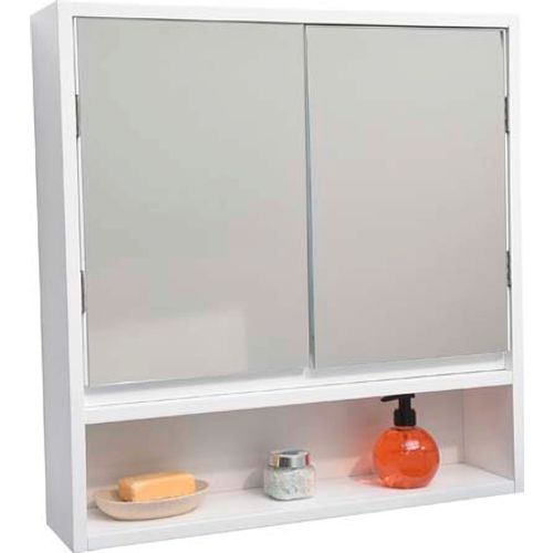Tendance kupaonski ormarić sa ogledalom, mdf, bijeli slika 1