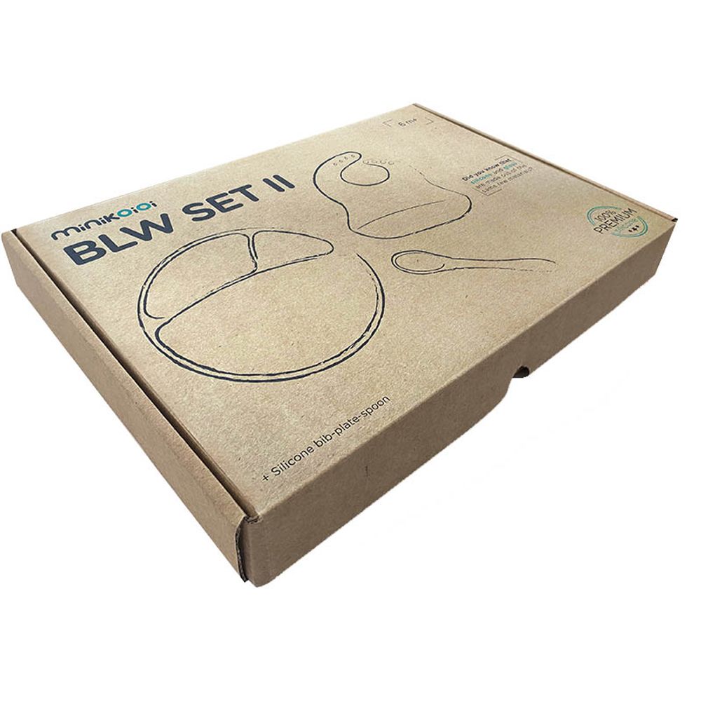 Minikoioi Set za jelo BWL II - Plavi slika 2