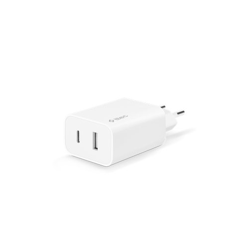 Ttec Punjač - SmartCharger Duo PD Travel Charger  USB-C+USB-A 32W White slika 1