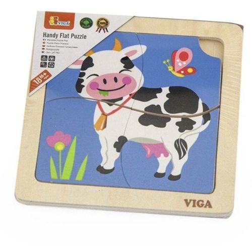 Viga Drvene puzzle kravica slika 1