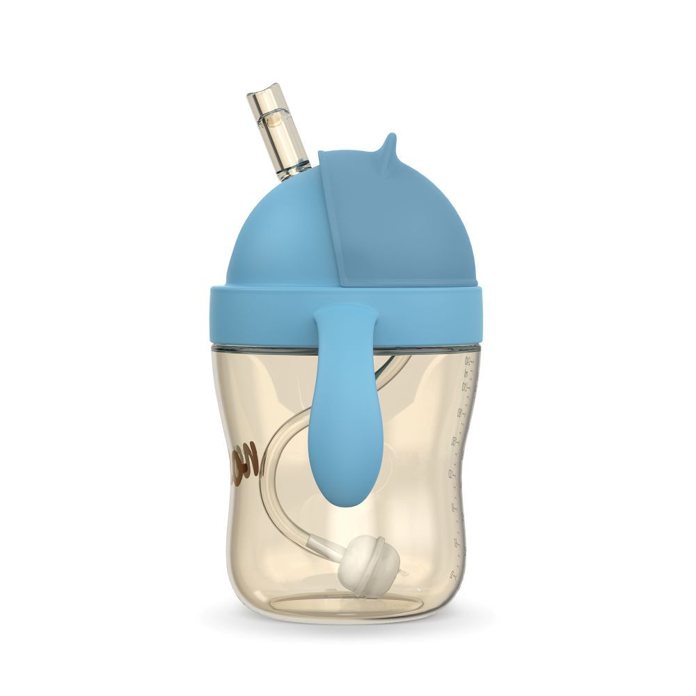 NENO BEBESITO bočica sa slamkom 240 ml, plava slika 5