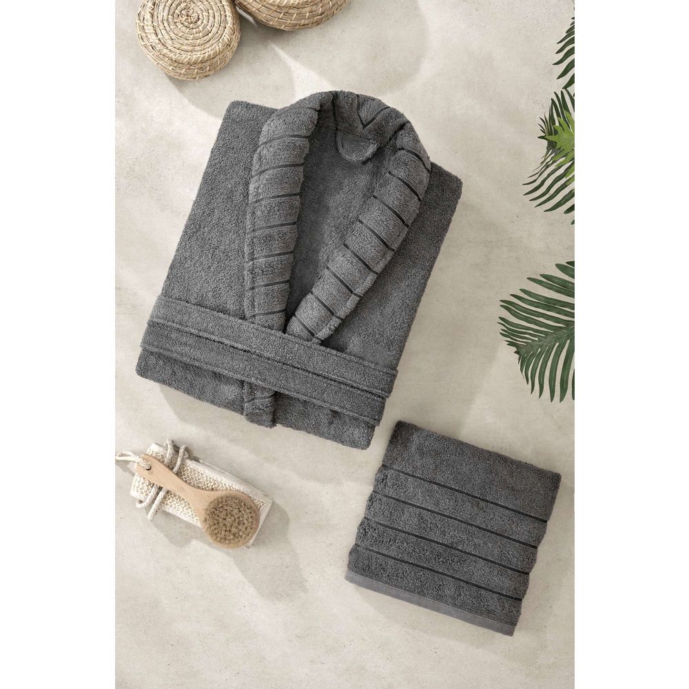 Set Bademantila Carla - boja: Antracit slika 2