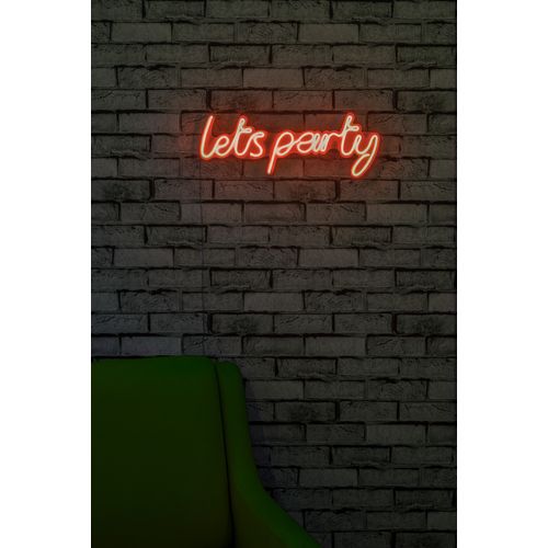 Wallity Ukrasna plastična LED rasvjeta, Lets Party - Red slika 3
