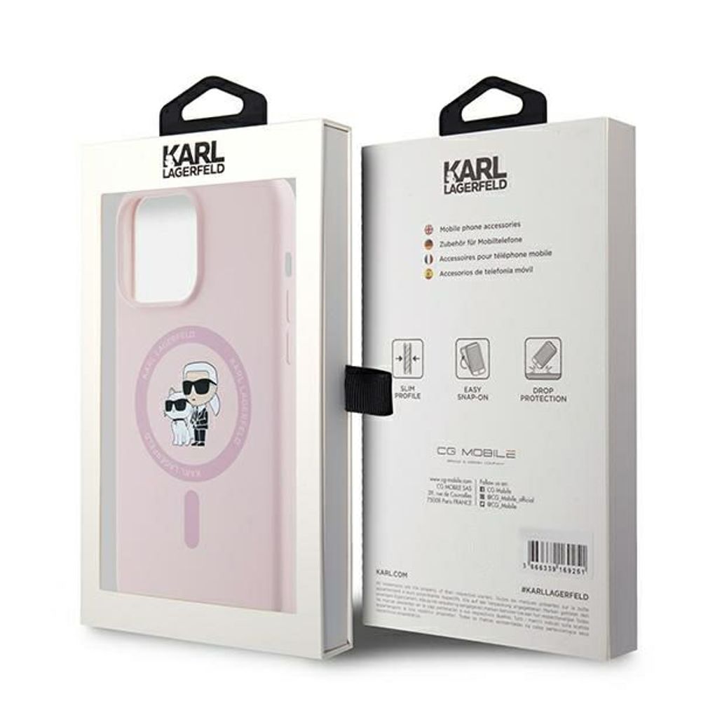 TPU Karl Lagerfeld maska za iPhone 15 Pro Max KLHMP15XSCMKCRHP slika 3
