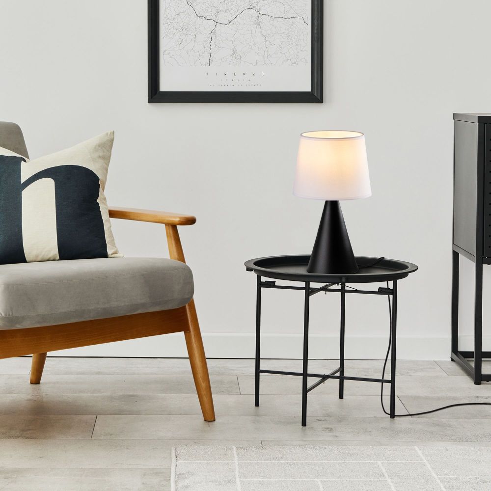 Kona - Crno-Bijela Stolna Lampa 15483 slika 2