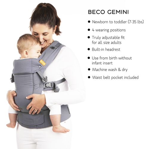 BECO GEMINI Wave ergonomska nosiljka slika 7