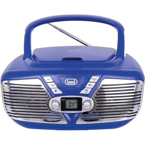 TREVI CD player, FM, USB, MP3, LCD, DC + baterije, plavi CMP562 slika 2