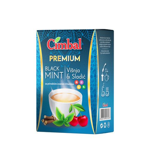 Cimbal Black Mint Višnja & Sladić čaj 40g slika 2