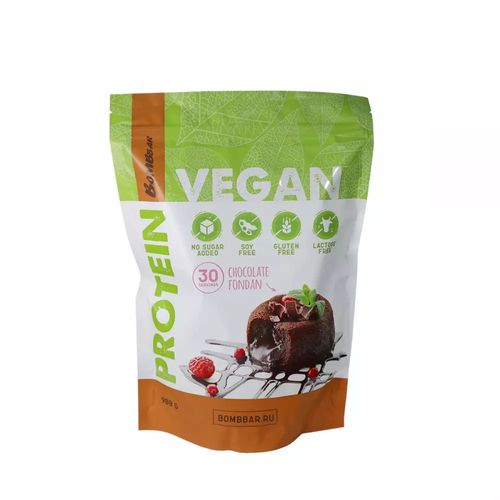 BOMBBAR Vegan Protein šejk Čokoladni mafin 900g slika 1