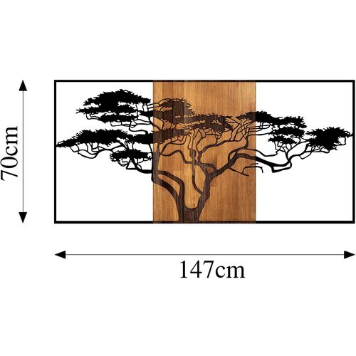 Wallity Acacia Tree - 328 Black
Walnut Decorative Wooden Wall Accessory slika 7