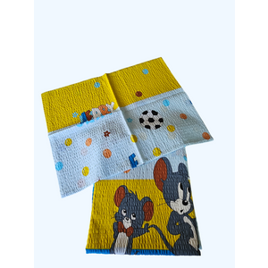 Dječja posteljina 2 dijela krep, Tom i Jerry, pamuk