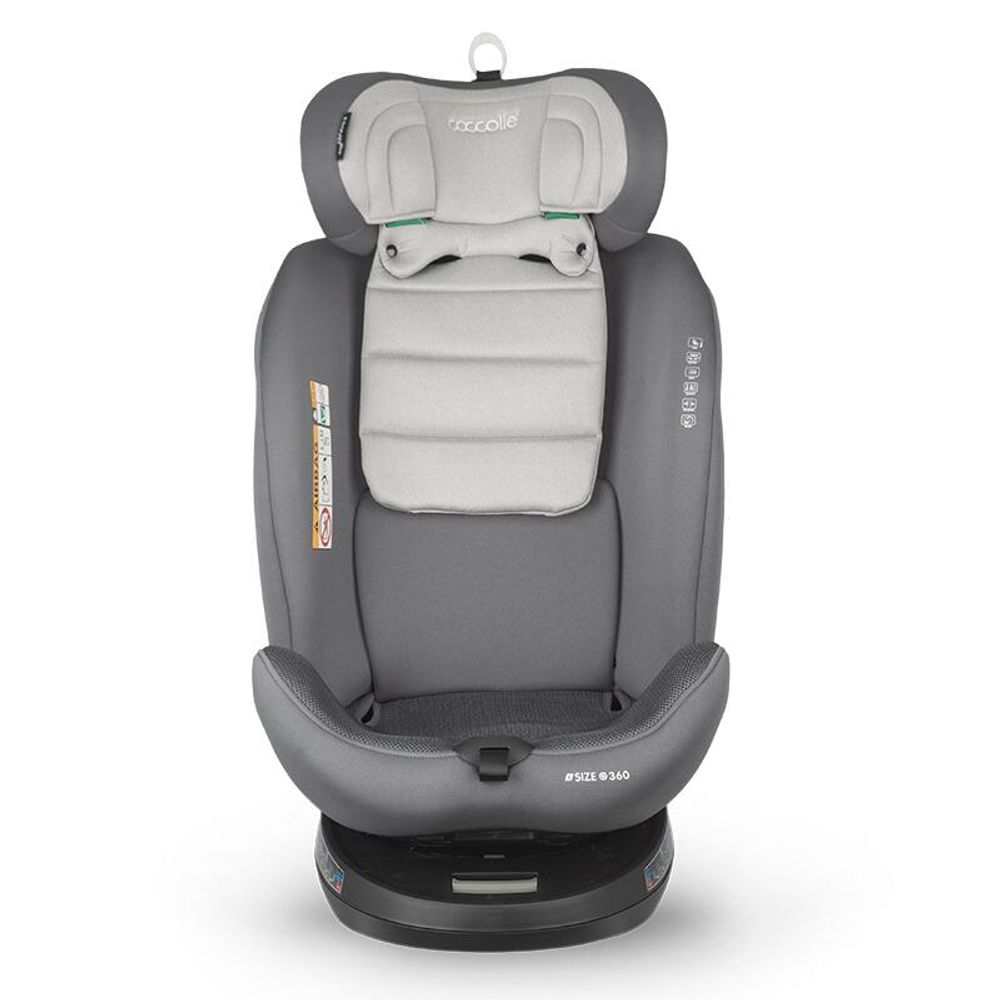 Coccolle® Autosjedalica Nova iSize 360° 40-150cm Isofix, Moonlit Grey slika 5