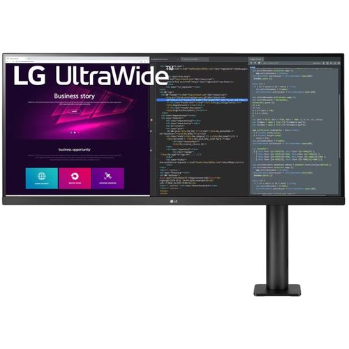 Monitor LG ERGO 34WN780P-B 34" IPS 21:9 75Hz 5ms GtG HDMIx2 DP USB Freesync VESA pivot visina slika 1