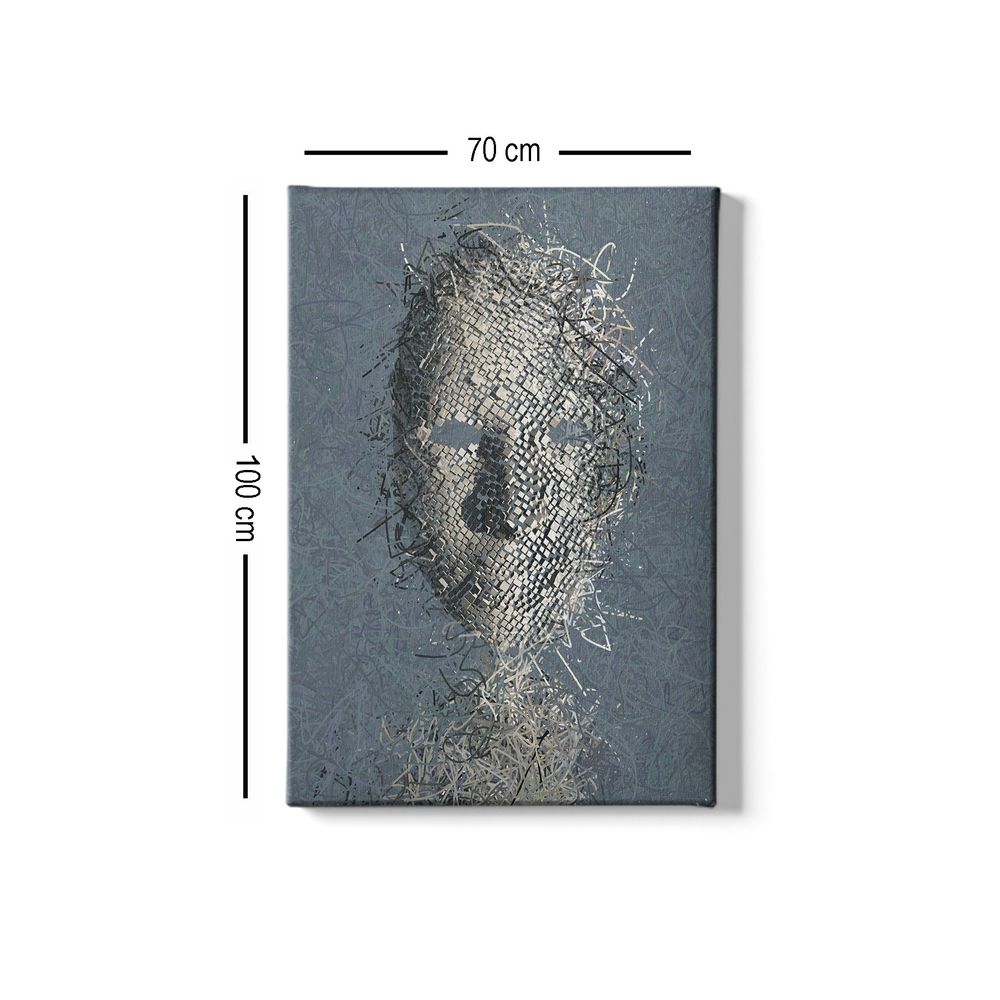 Šareno Dekorativno Slikanje na Platnu (70 x 100 cm) - Model 136 slika 3