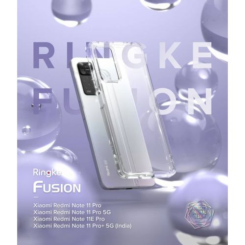 Ringke - Fusion maska za Xiaomi Redmi Note 11 Pro 4G / Note 11 Pro 5G - Clear slika 2