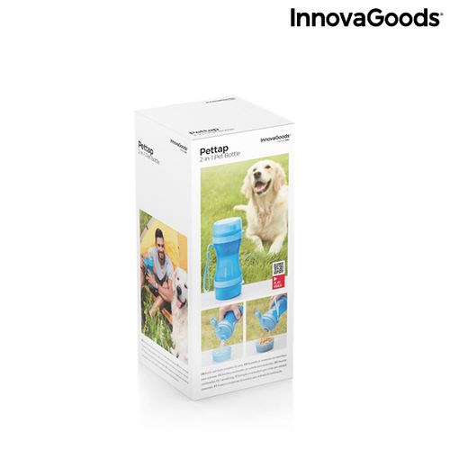 InnovaGoods Pettap  boca sa spremnikom za vodu i hranu za kućne ljubimce 2u1 Pettap slika 2