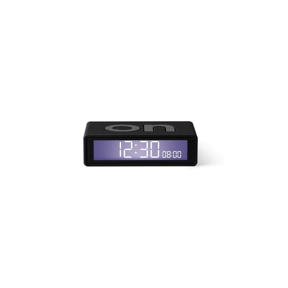 LEXON FLIP+ TRAVEL Stolni Sat - Budilica Crni slika 1