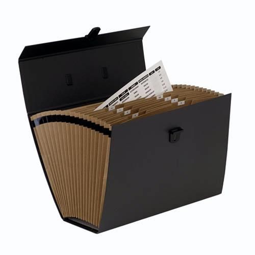 Mapa-organizer bankers box crna, unutarnja dimenzija 360x230 slika 1