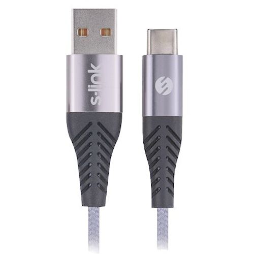 S-link (stm55t) kabl usb-a (muški) na usb-c (muški) 1m sivi slika 2