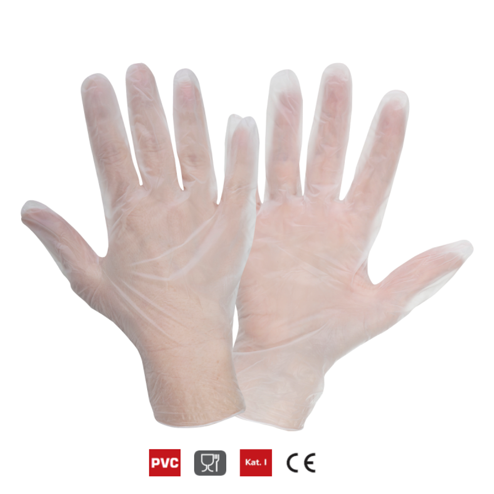 ZAŠTITNE VINILNE RUKAVICE 9 ( L ), 100 KOS LAHTI  L240609B slika 1