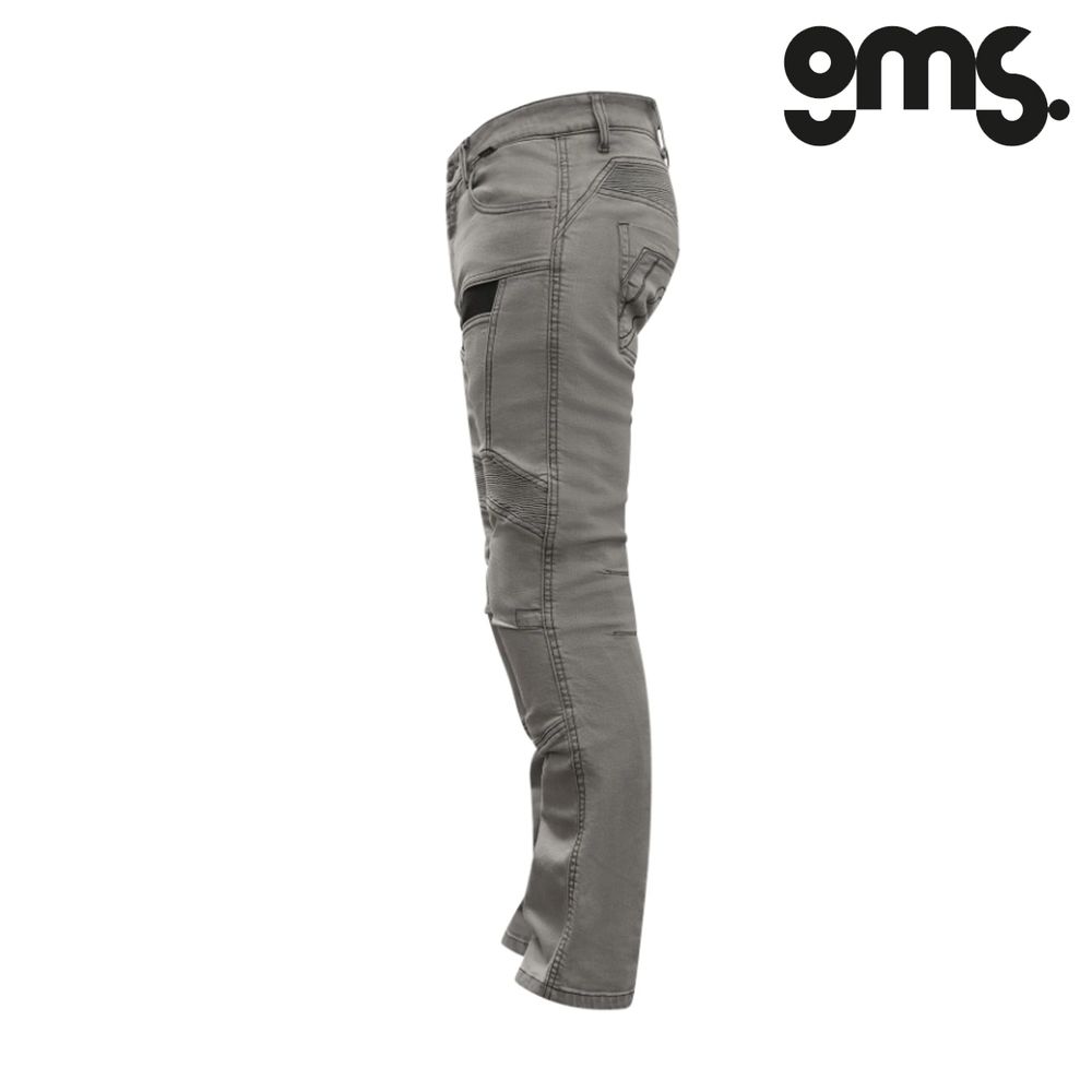 Pantalone - hlače - farmerke za motor GMS Viper - Sive vel.36/30 slika 2