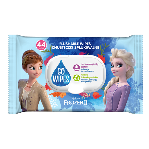 Gowipes vlažne maramice za bebe 2u1 Disney Frozen 44 komada slika 1